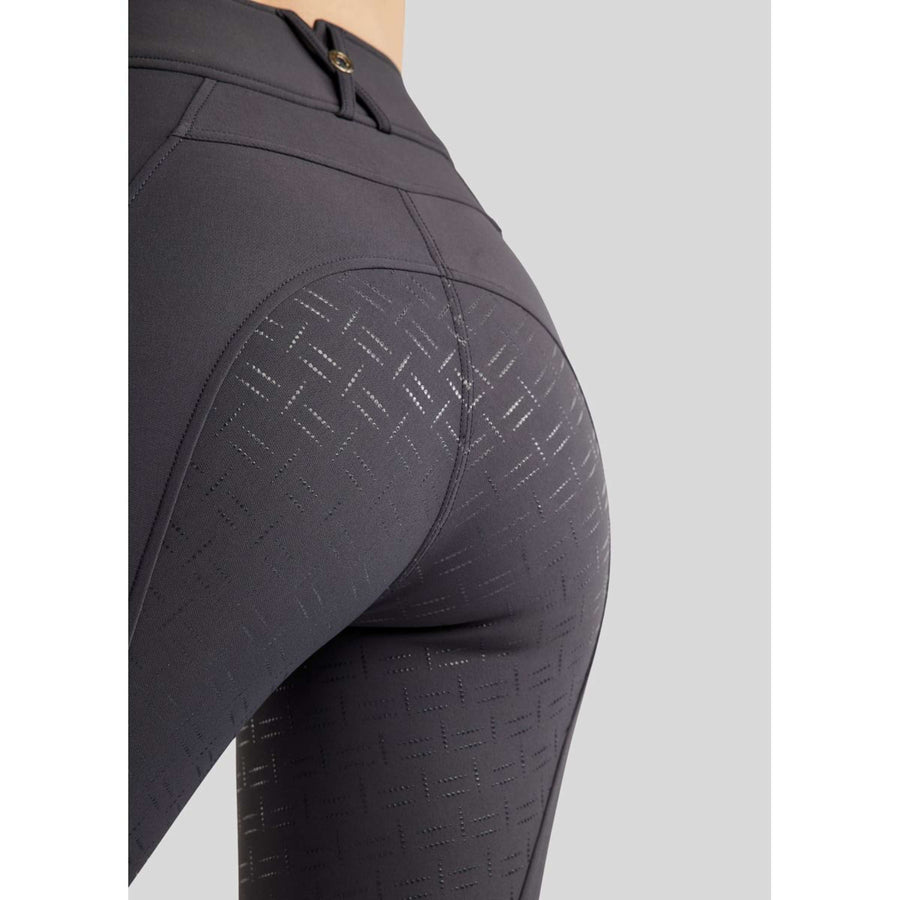 Montar Breeches MoLila Champagne Crystals Full Grip Slate Grey
