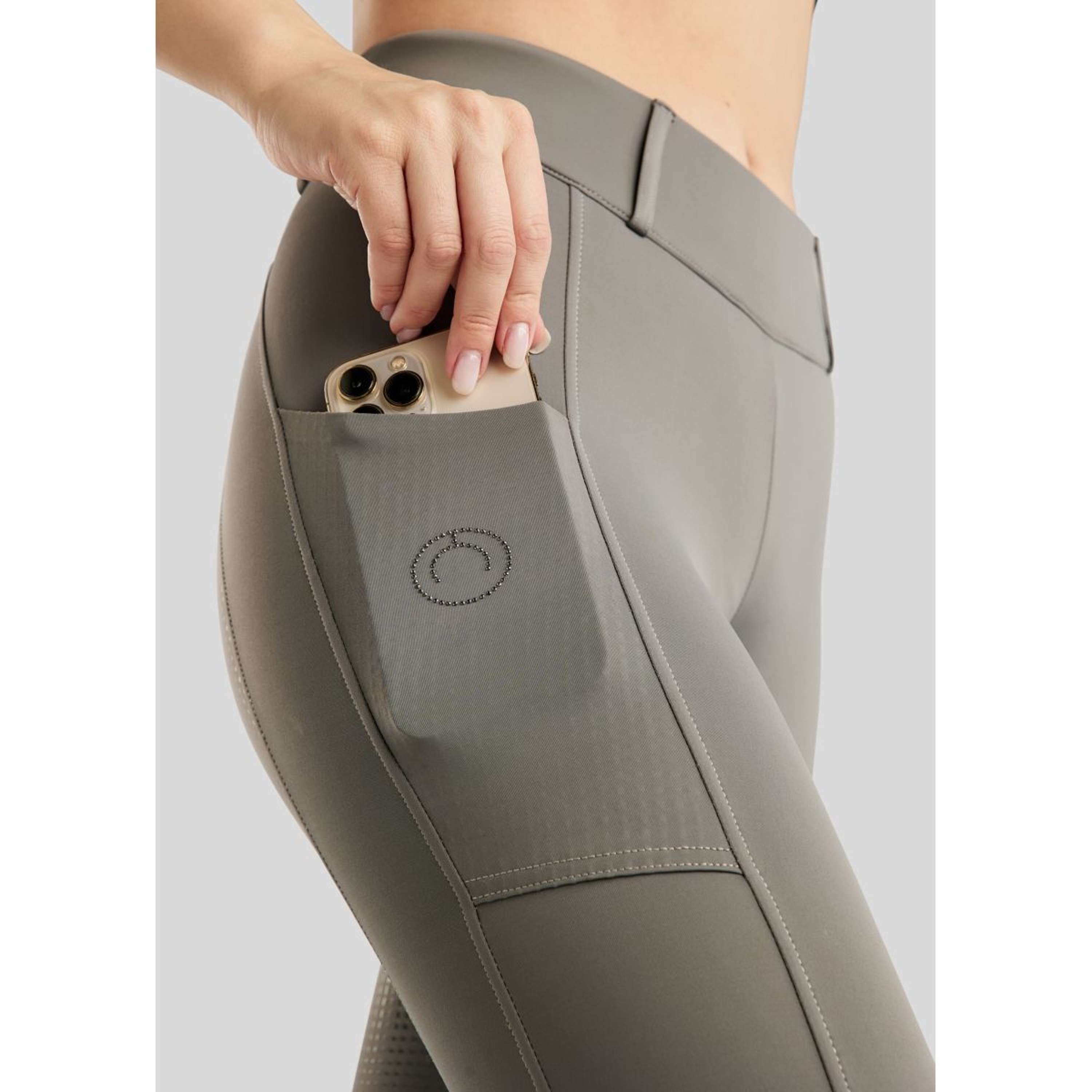 Montar Riding Legging MoZike Refined Full Grip Grey