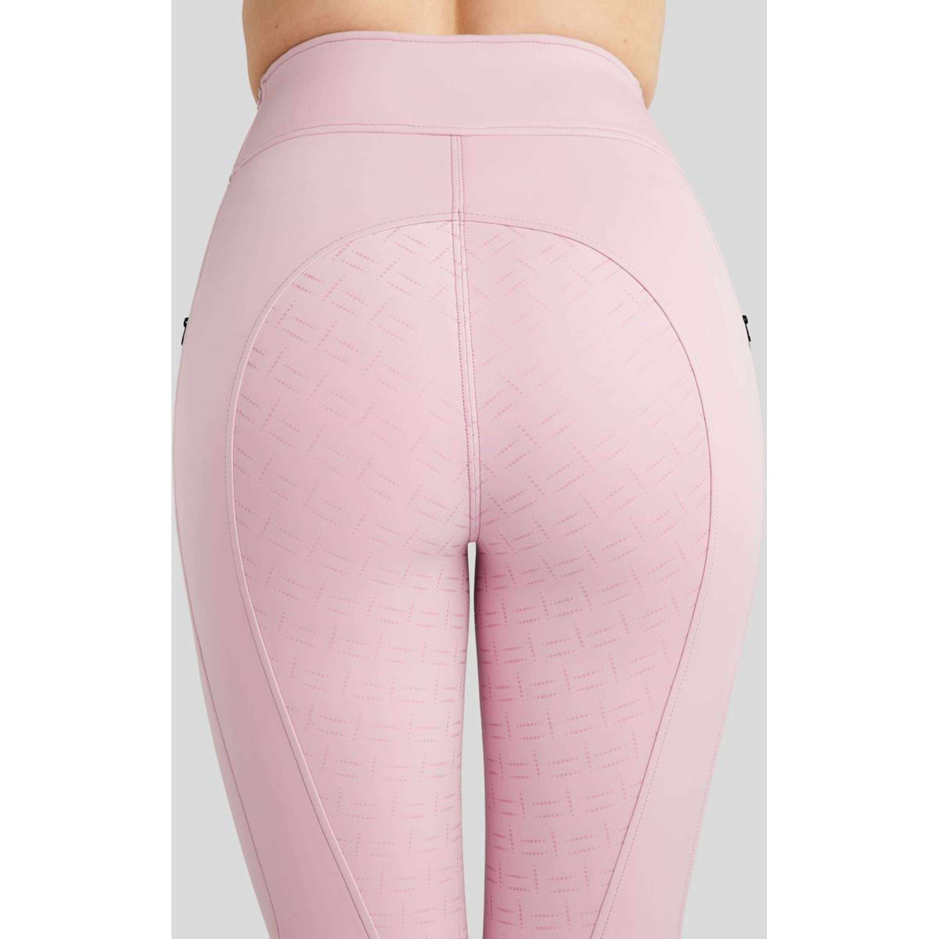 Montar Riding Legging MoPearl Pintuck Full Grip Candy Pink