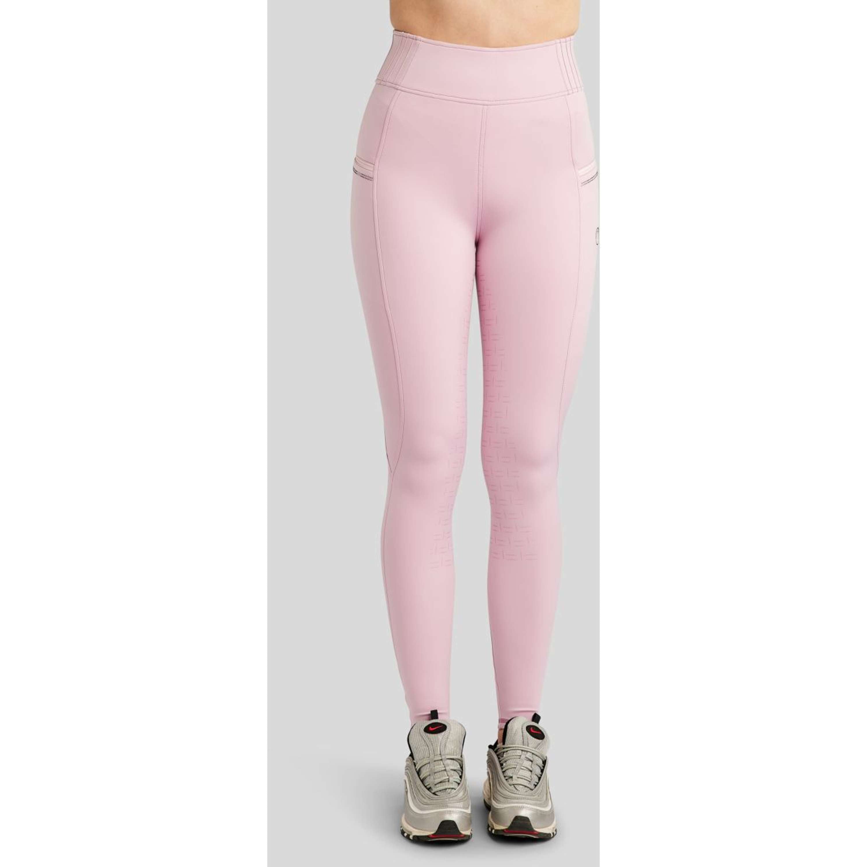 Montar Riding Legging MoPearl Pintuck Full Grip Candy Pink