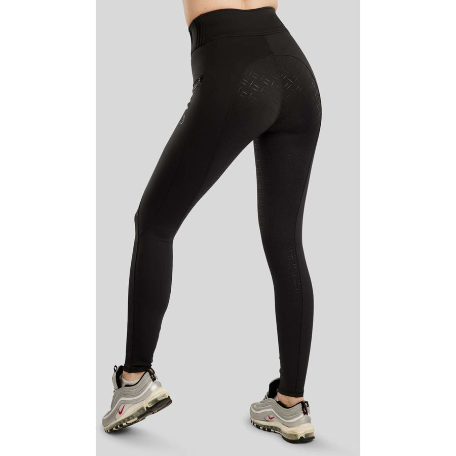Montar Riding Legging MoPearl Pintuck Full Grip Black
