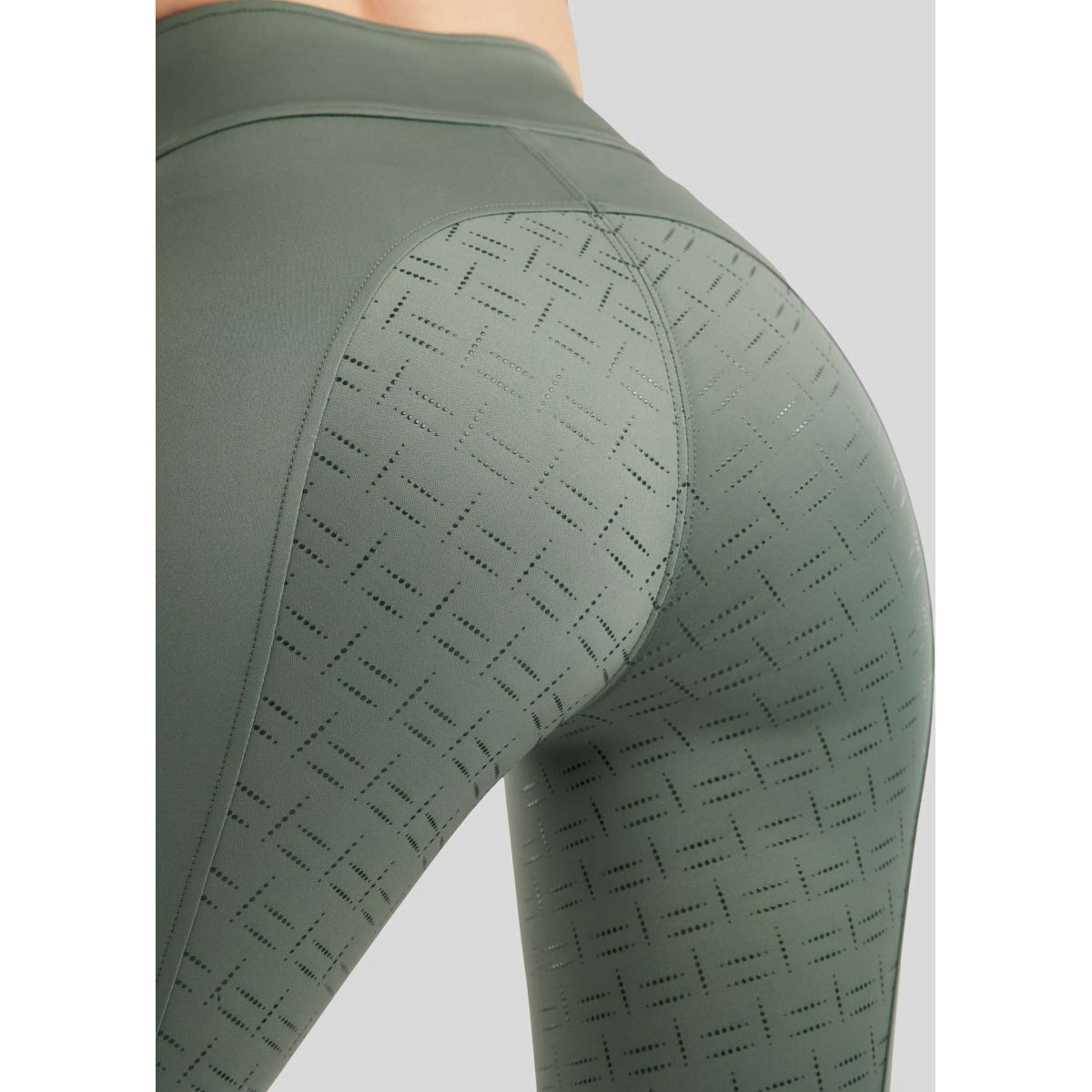 Montar Riding Legging MoPearl Pintuck Full Grip Jade