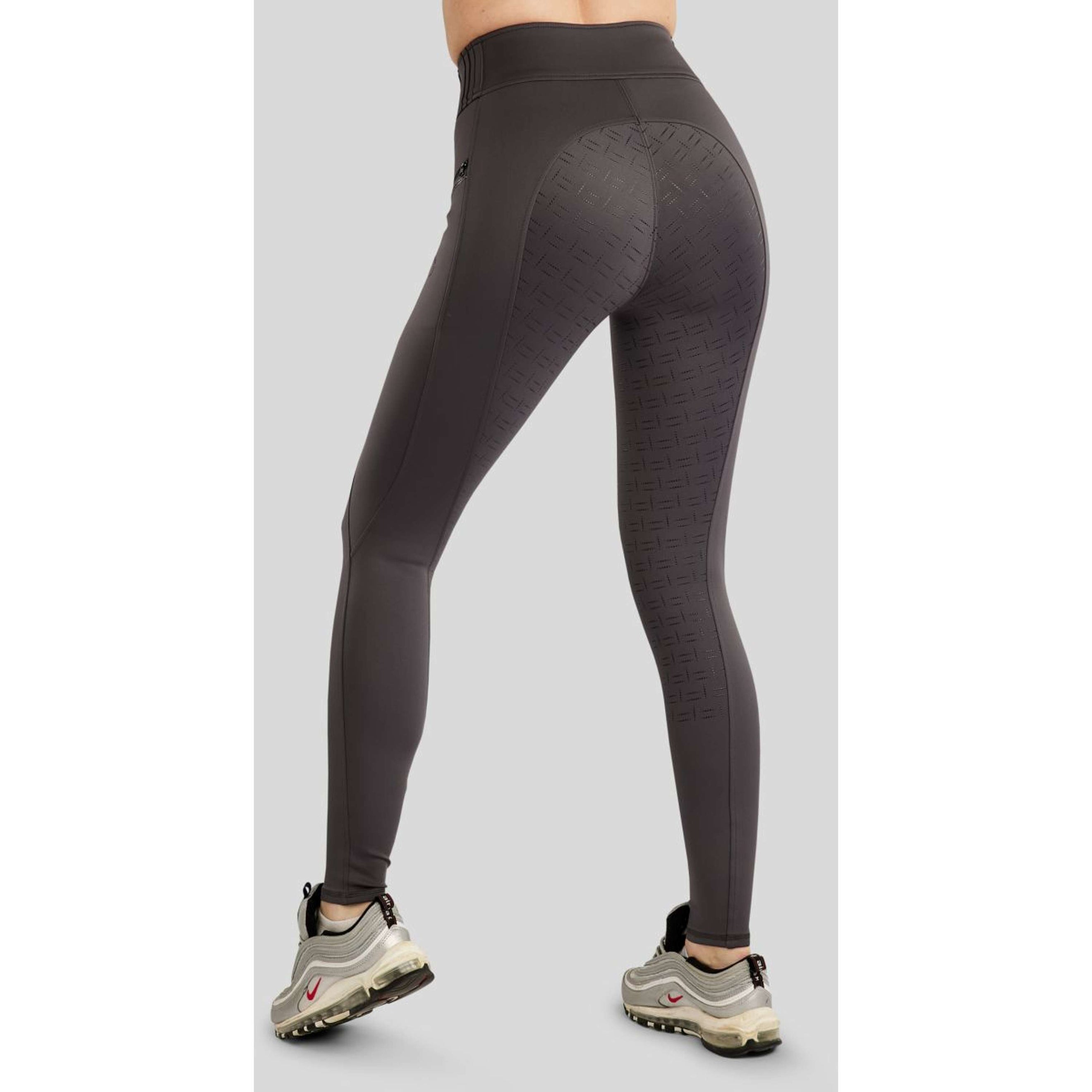 Montar Riding Legging MoPearl Pintuck Full Grip Slate Grey