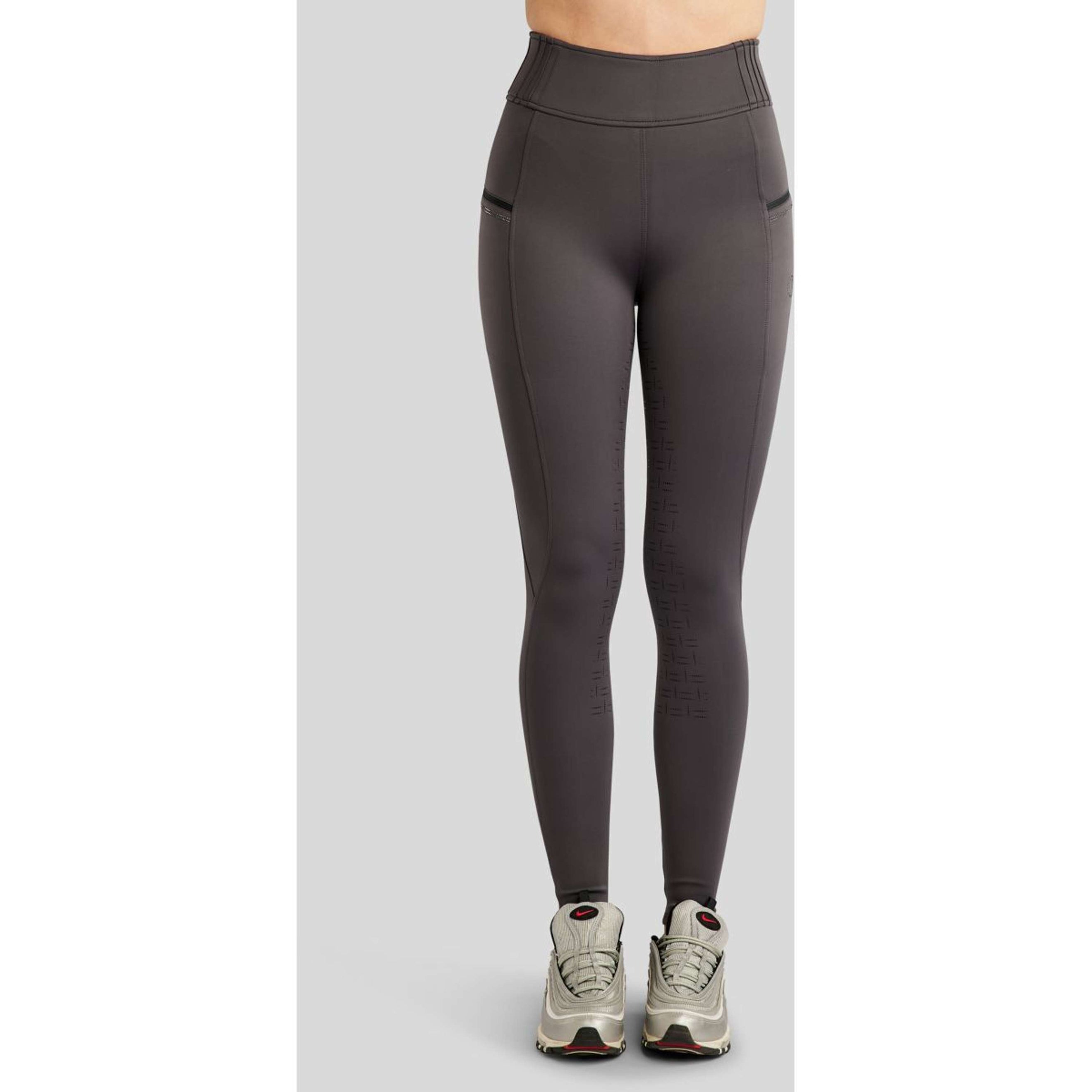 Montar Riding Legging MoPearl Pintuck Full Grip Slate Grey Montar Riding Legging MoPearl Pintuck Full Grip Slate Grey