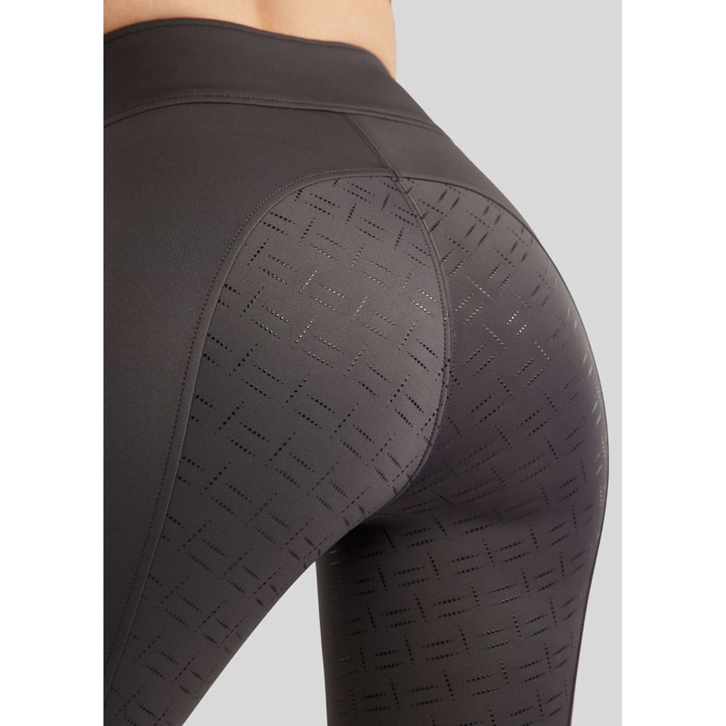 Montar Riding Legging MoPearl Pintuck Full Grip Slate Grey