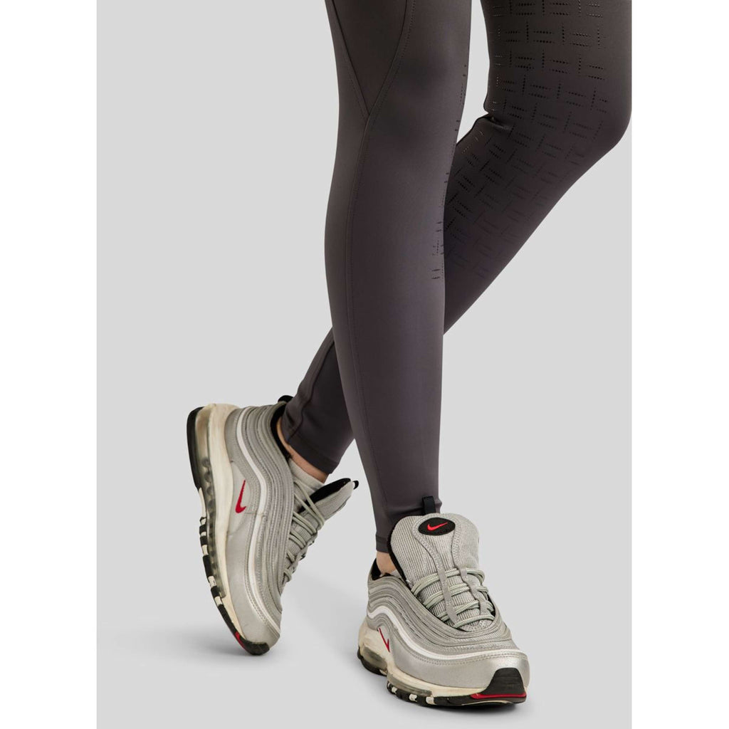 Montar Riding Legging MoPearl Pintuck Full Grip Slate Grey