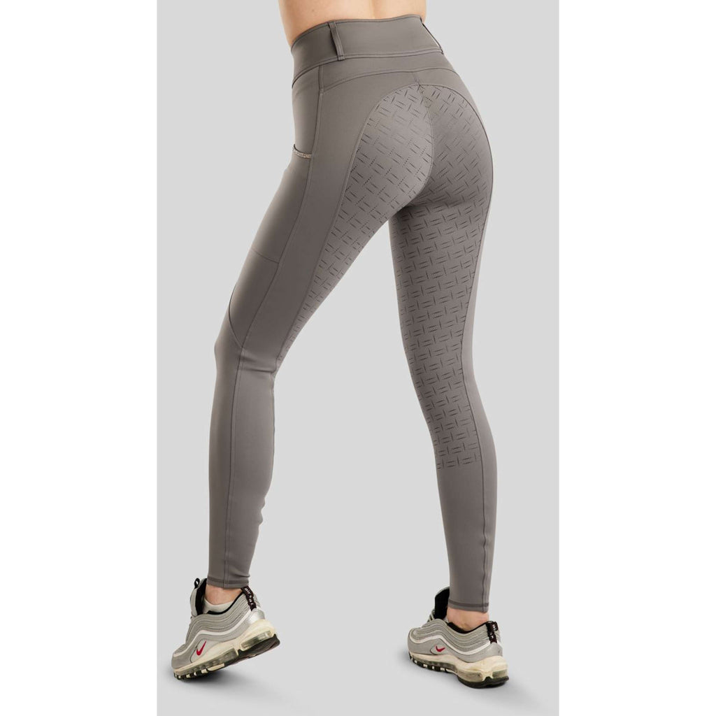 Montar Riding Legging MoLila Champagne Crystals Full Grip Grey