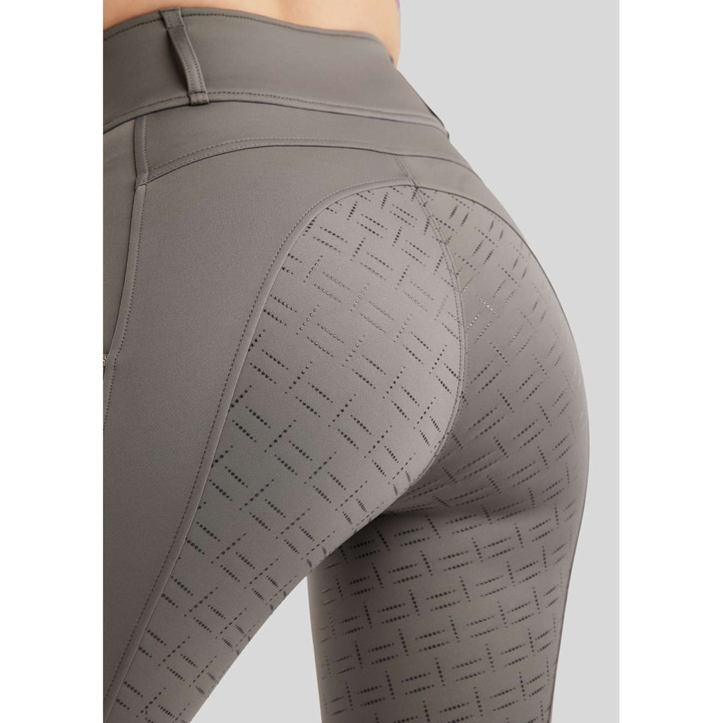 Montar Riding Legging MoLila Champagne Crystals Full Grip Grey