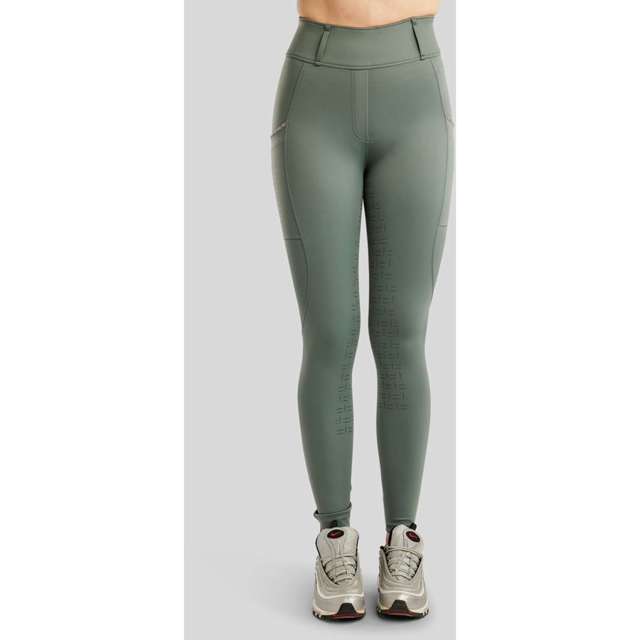 Montar Riding Legging MoLila Champagne Crystals Full Grip Jade