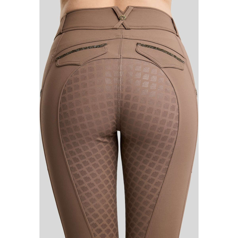 Montar Breeches MoVeronica Golden Quartz Full Grip Nougat Brown
