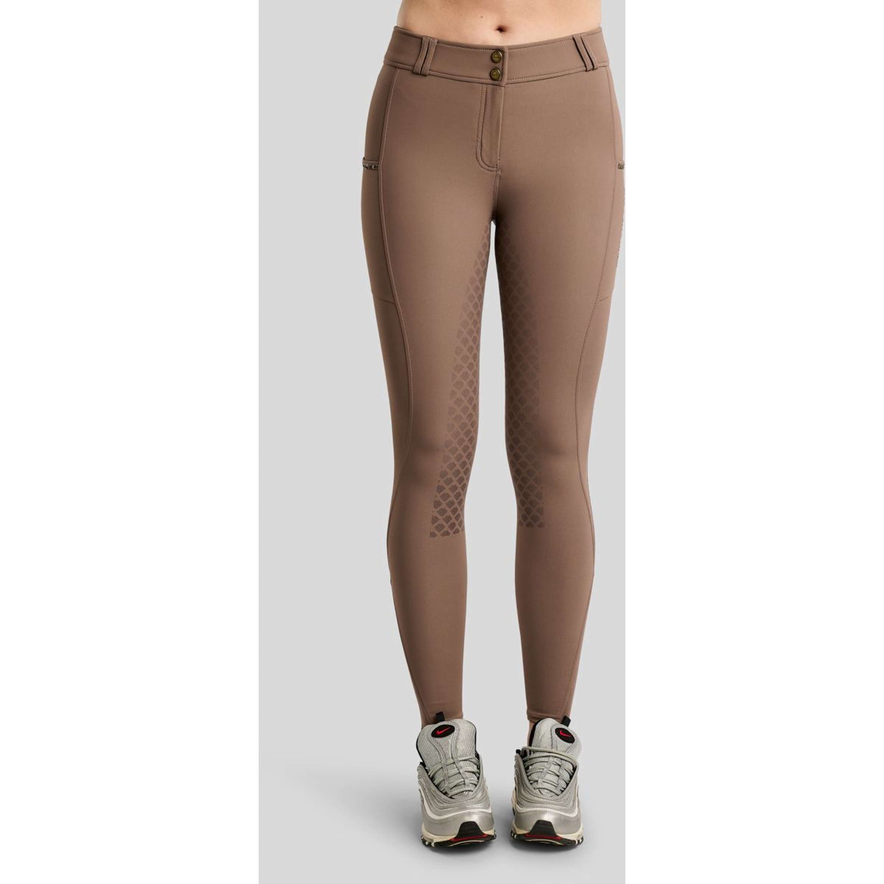 Montar Breeches MoVeronica Golden Quartz Full Grip Nougat Brown