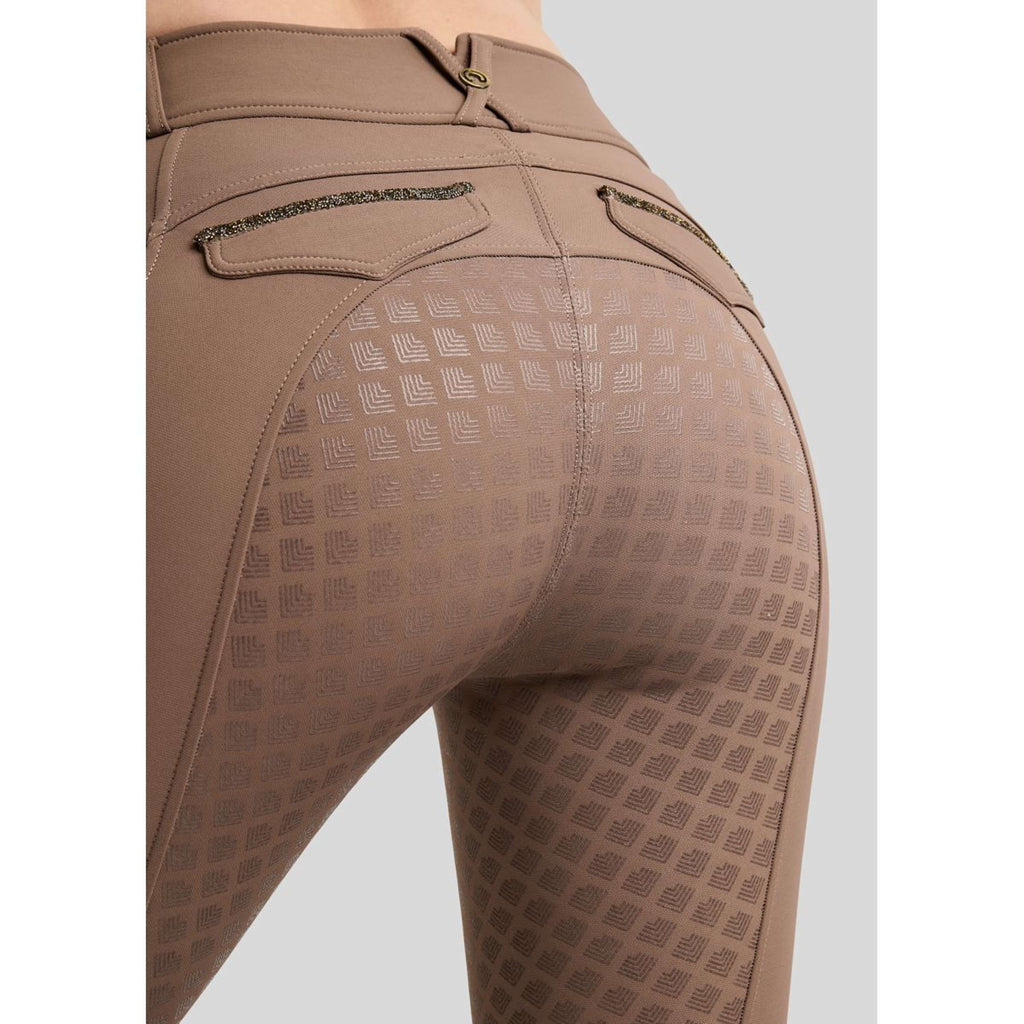 Montar Breeches MoVeronica Golden Quartz Full Grip Nougat Brown