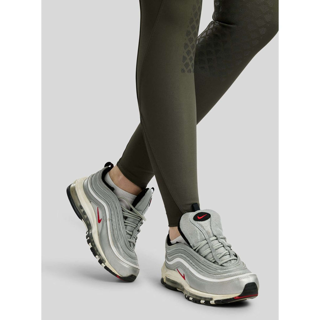 Montar Breeches MoVeronica Golden Quartz Full Grip Forest Green