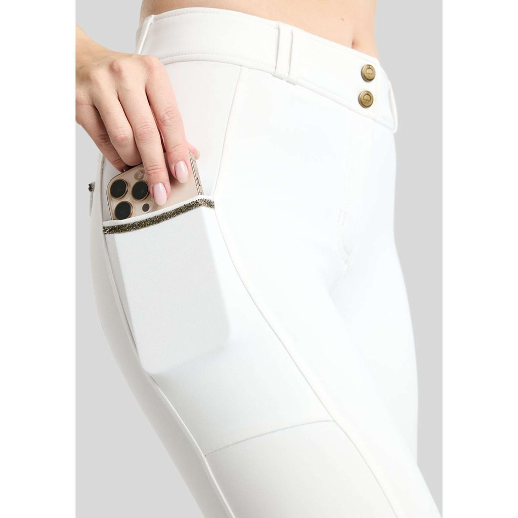 Montar Breeches MoVeronica Golden Quartz Full Grip White