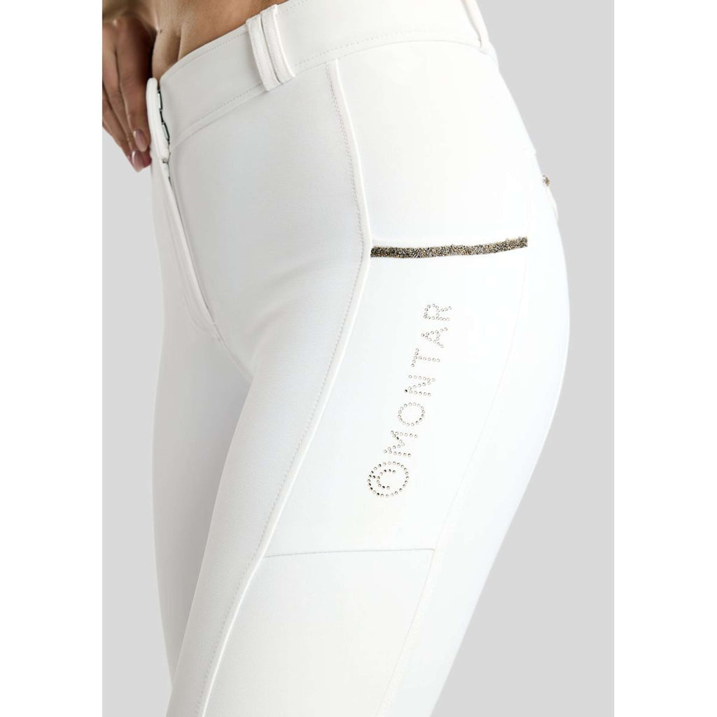 Montar Breeches MoVeronica Golden Quartz Full Grip White