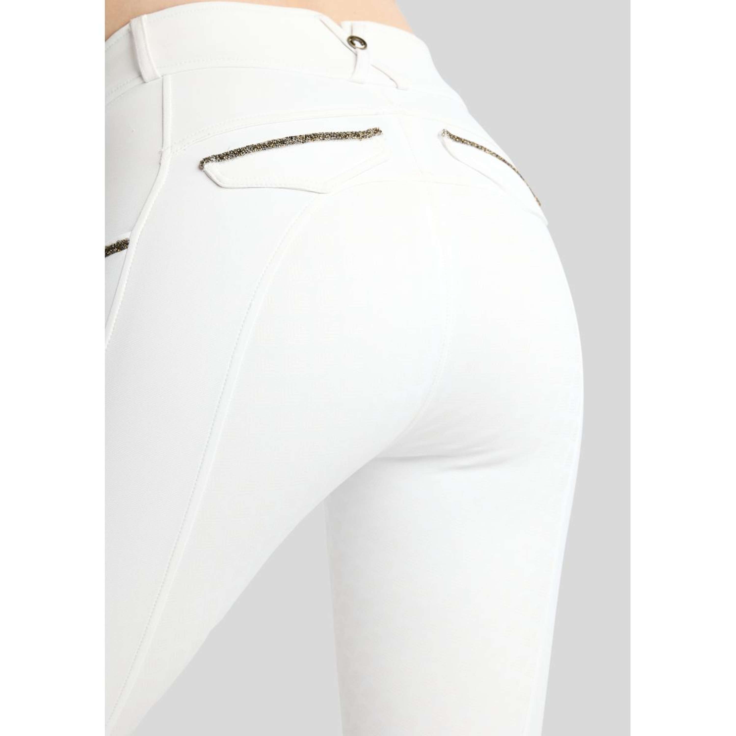 Montar Breeches MoVeronica Golden Quartz Full Grip White