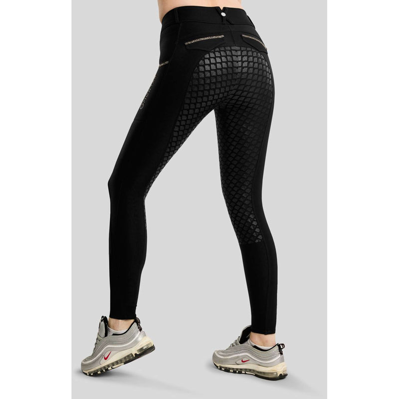 Montar Breeches MoVeronica Golden Quartz Full Grip Black