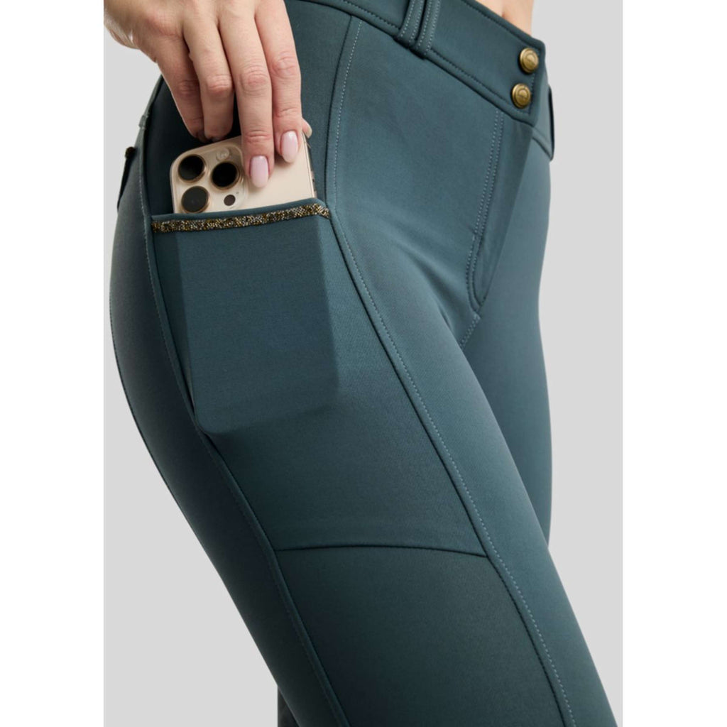 Montar Breeches MoVeronica Golden Quartz Full Grip Dark Slate