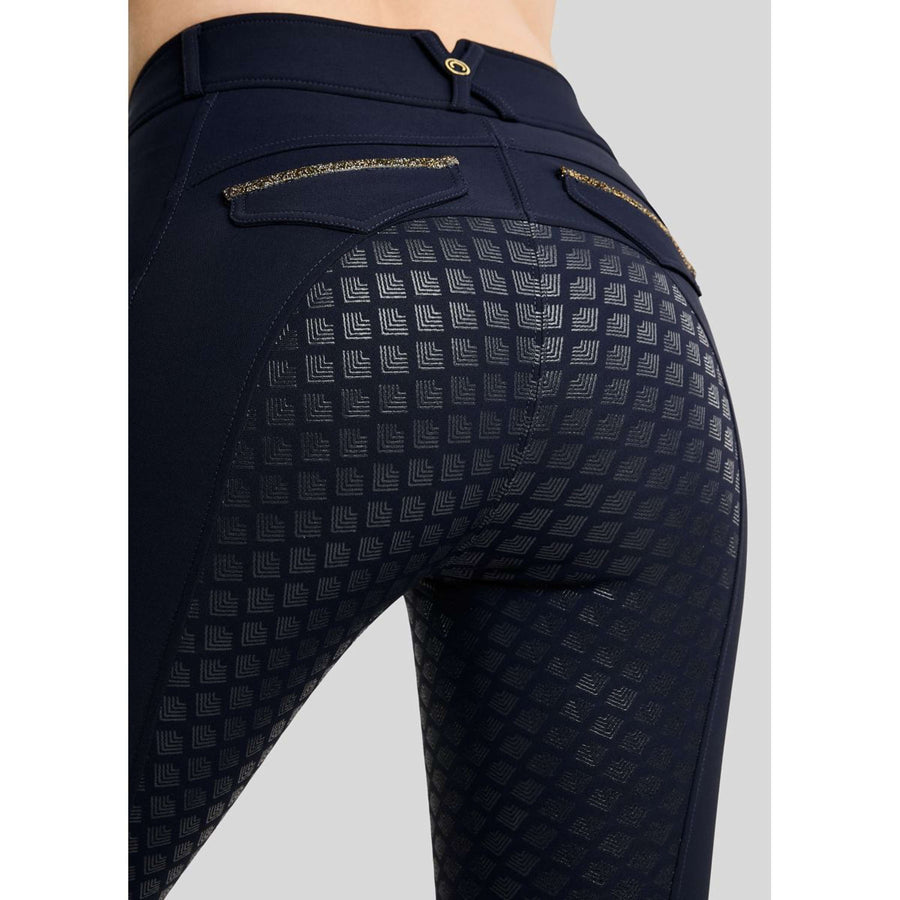 Montar Breeches MoVeronica Golden Quartz Full Grip Navy