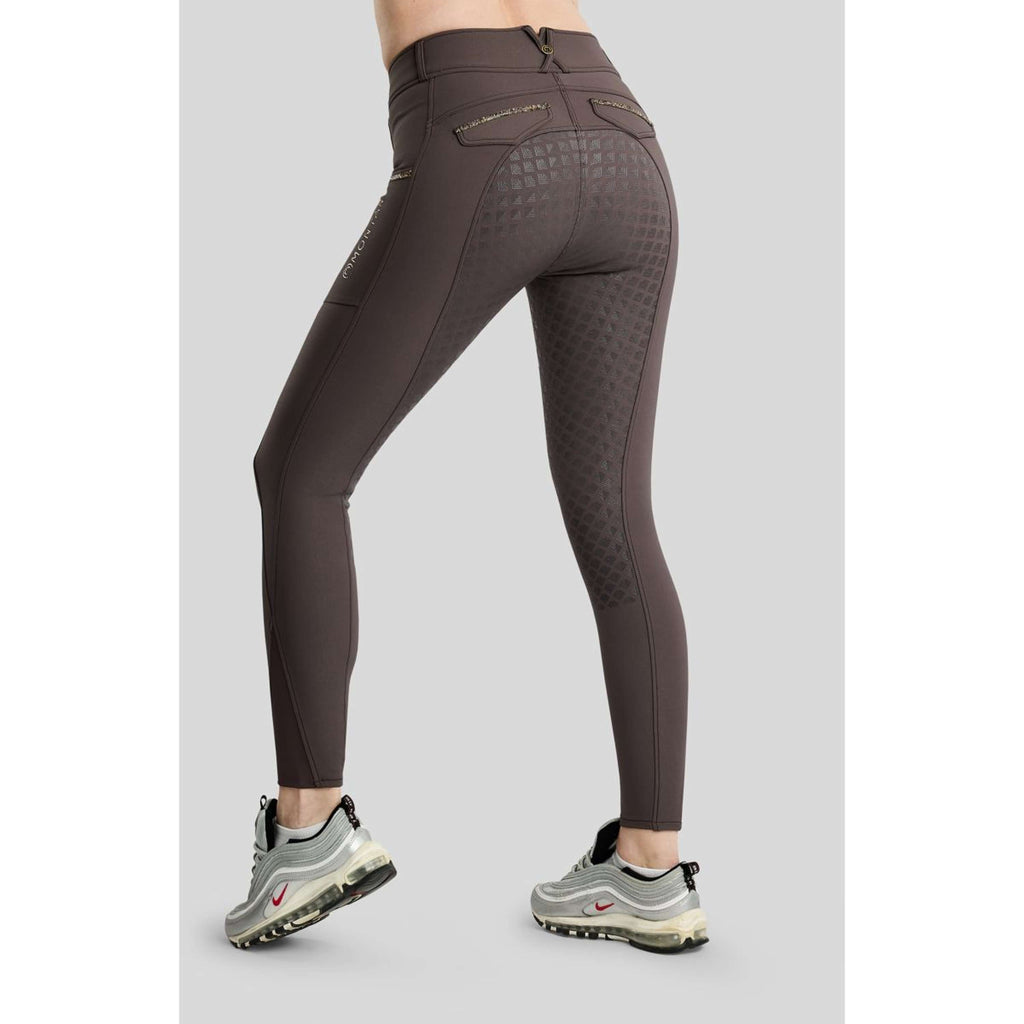 Montar Breeches MoVeronica Golden Quartz Full Grip Black Peony