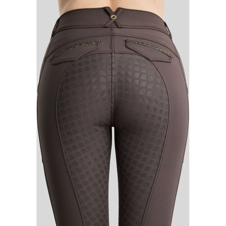 Montar Breeches MoVeronica Golden Quartz Full Grip Black Peony
