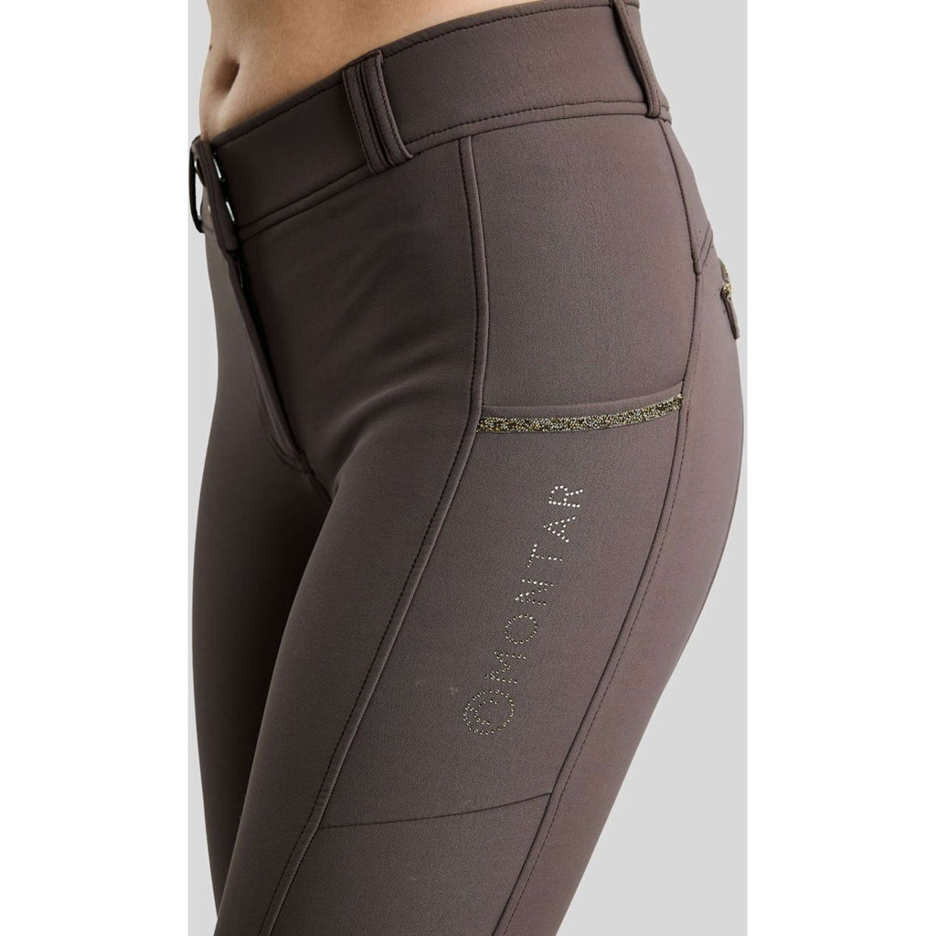 Montar Breeches MoVeronica Golden Quartz Full Grip Black Peony
