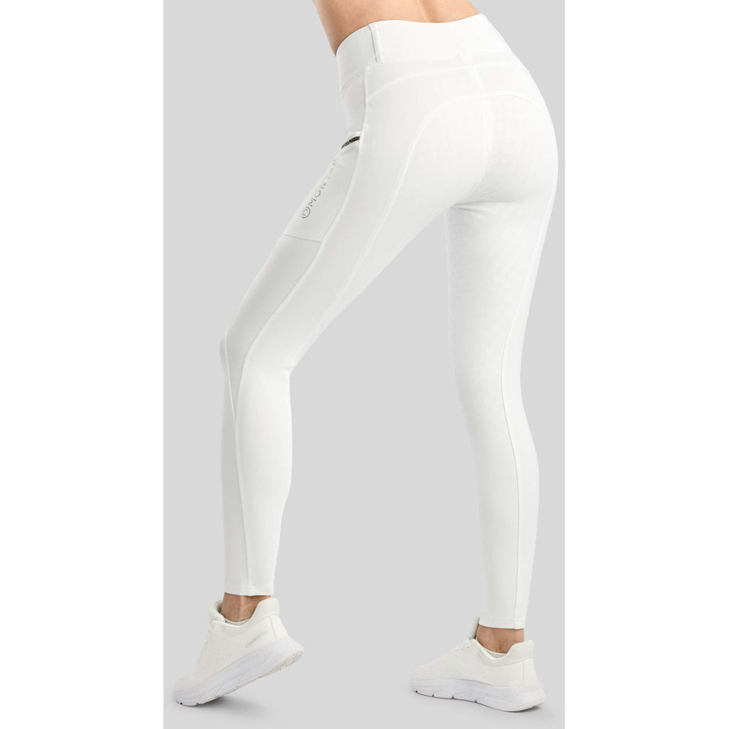 Montar Thermo Riding Leggings MoVeronica Golden Quartz Full Grip White