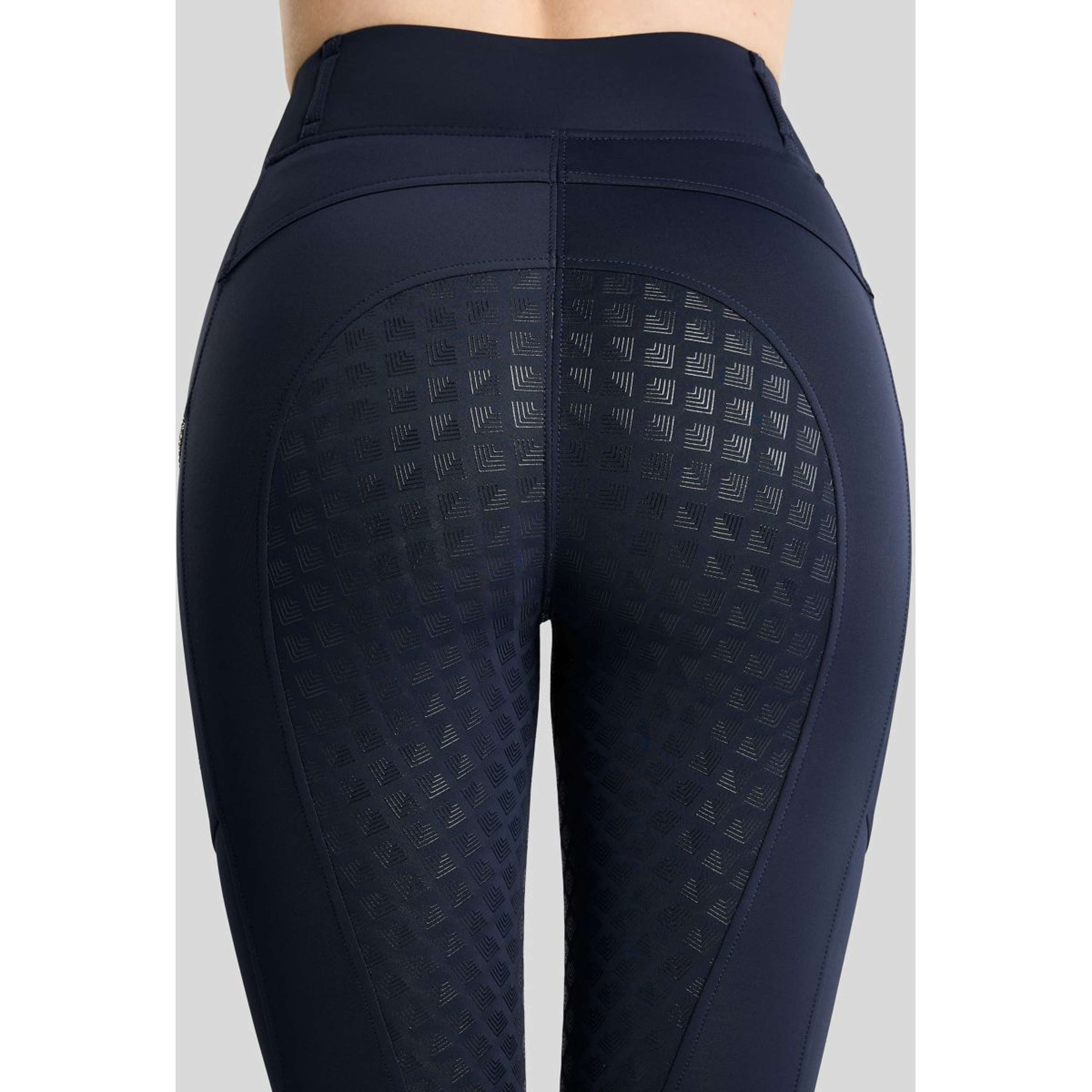Montar Thermo Riding Leggings MoVeronica Golden Quartz Full Grip Navy