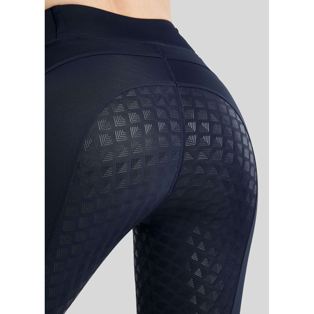 Montar Thermo Riding Leggings MoVeronica Golden Quartz Full Grip Navy