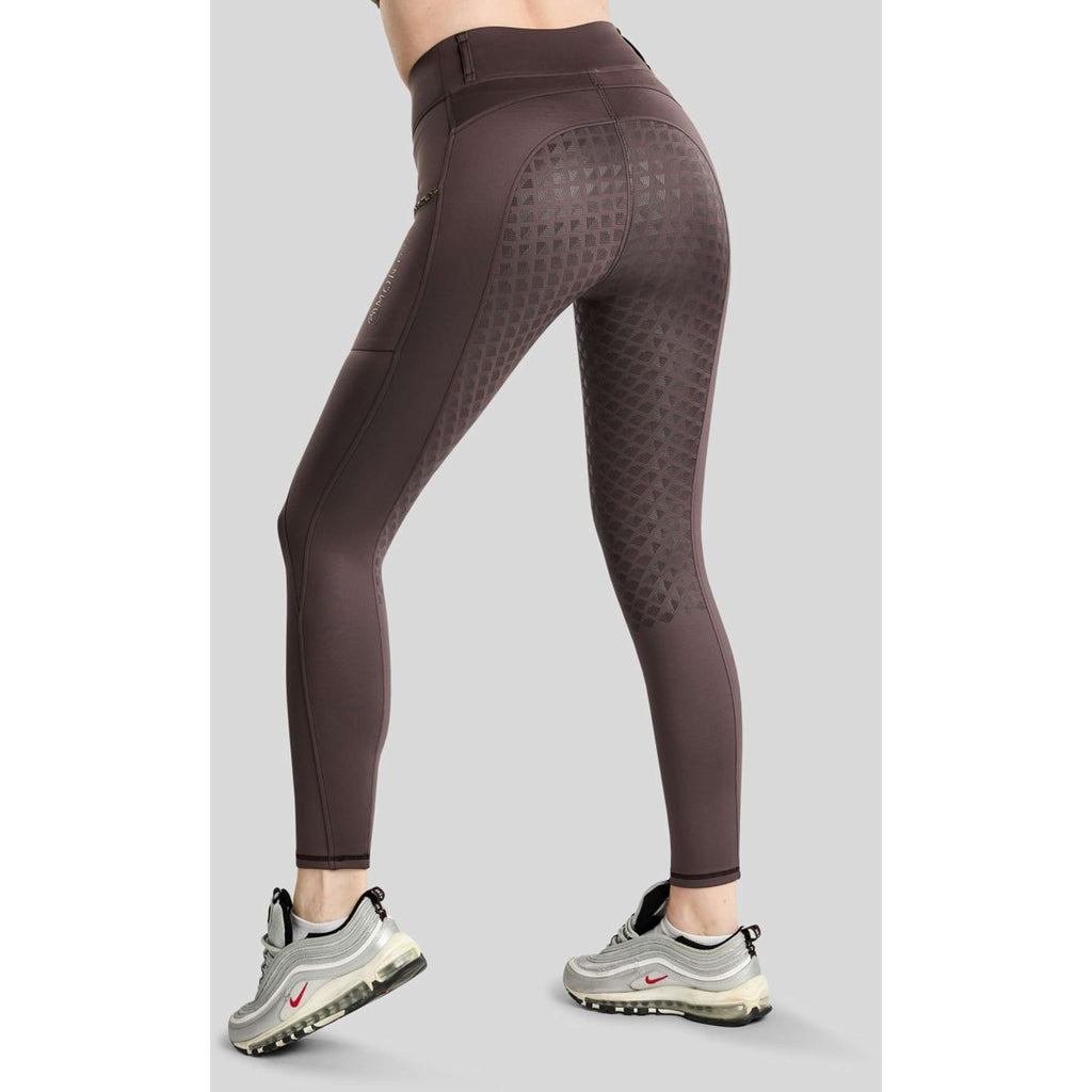 Montar Thermo Riding Leggings MoVeronica Golden Quartz Full Grip Black Peony
