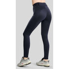 Montar Thermo Riding Leggings MoAddie Hybrid Gun Metal Logo Full Grip Navy