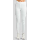 Montar Riding Legging MoWilma Hybrid Pintucks Golden Quartz Crystals Full Grip White