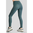 Montar Riding Legging MoWilma Hybrid Pintucks Golden Quartz Crystals Full Grip Dark Slate