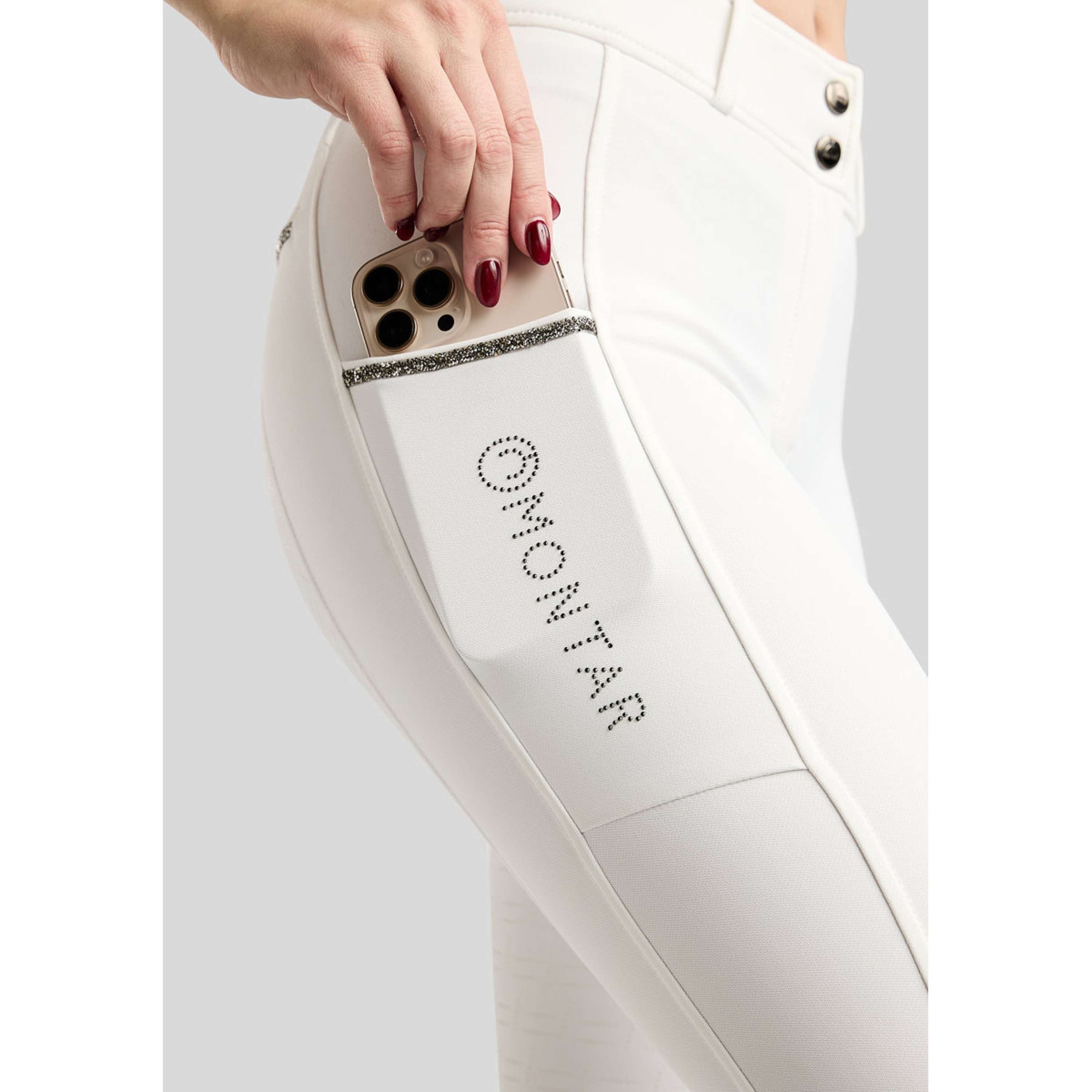Montar Breeches MoMaisy Full Grip White