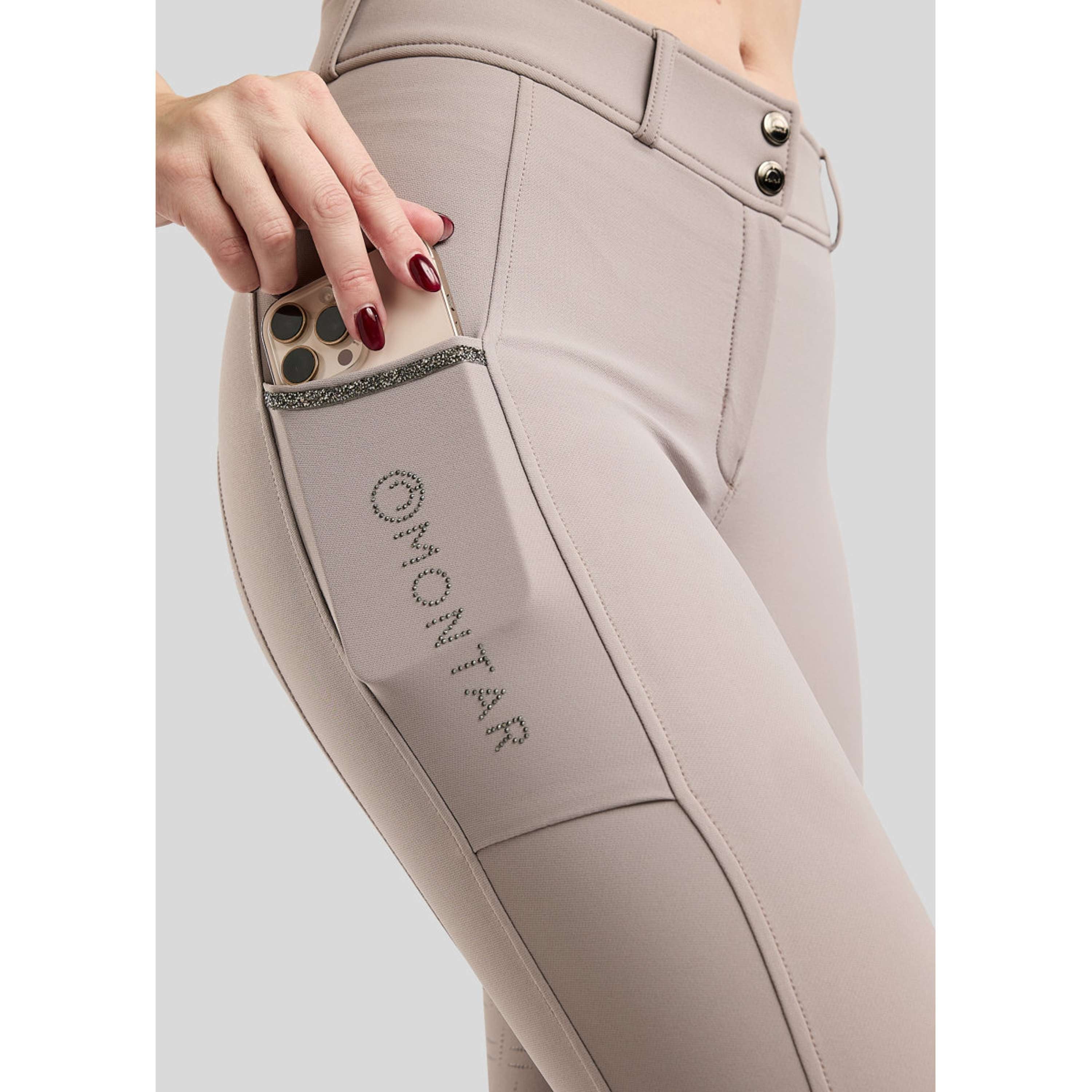 Montar Breeches MoMaisy Full Grip Pearl Grey