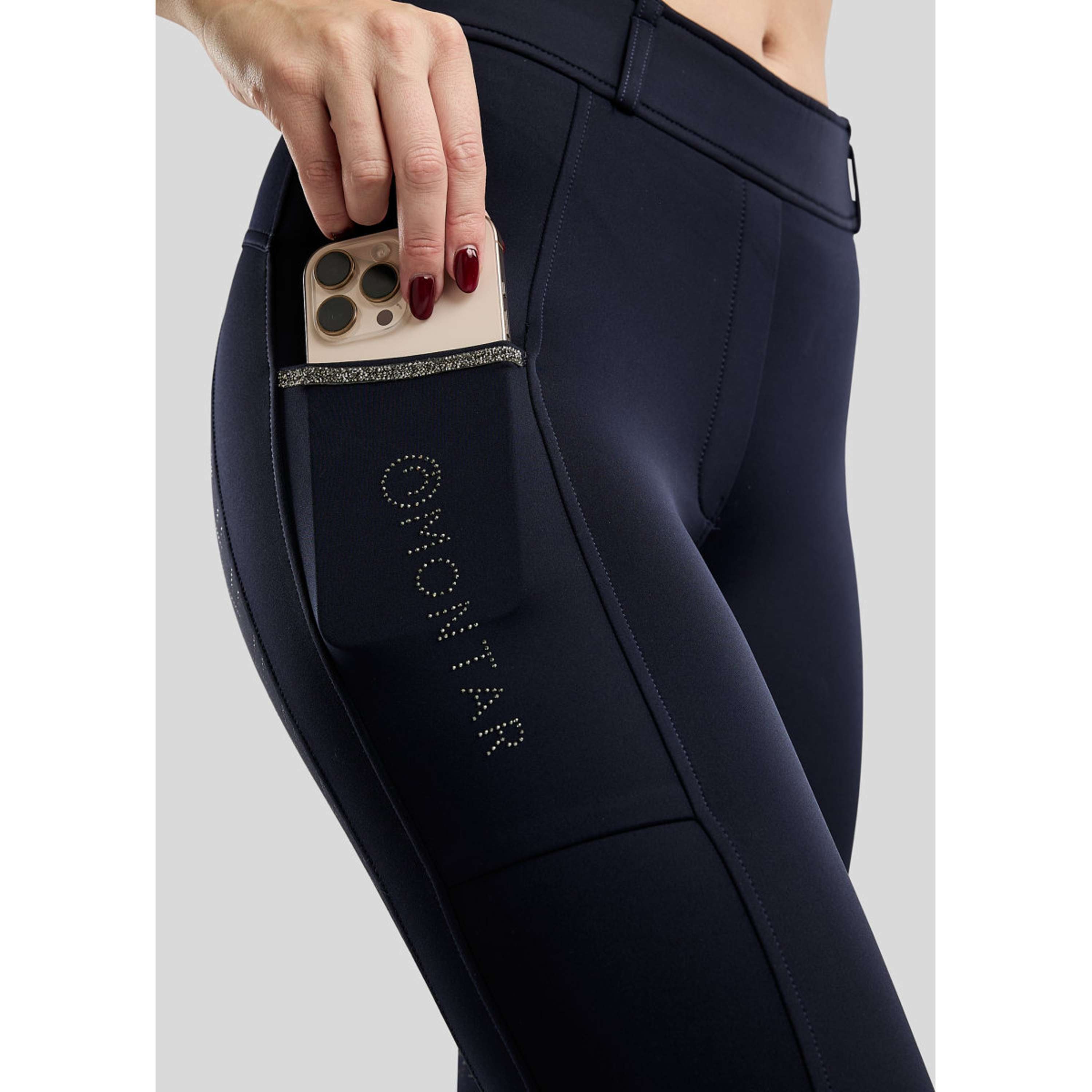 Montar Riding Legging MoMaisy Full Grip Navy