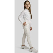 Montar Breeches Rosegold Print Junior Full Grip White