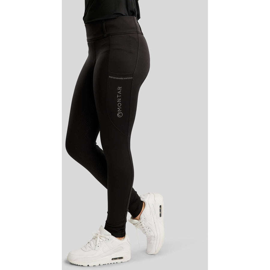 Montar Riding Legging MOEverlisa Kids Full Grip Black
