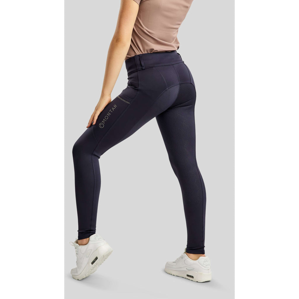 Montar Riding Legging MOEverlisa Kids Full Grip Navy
