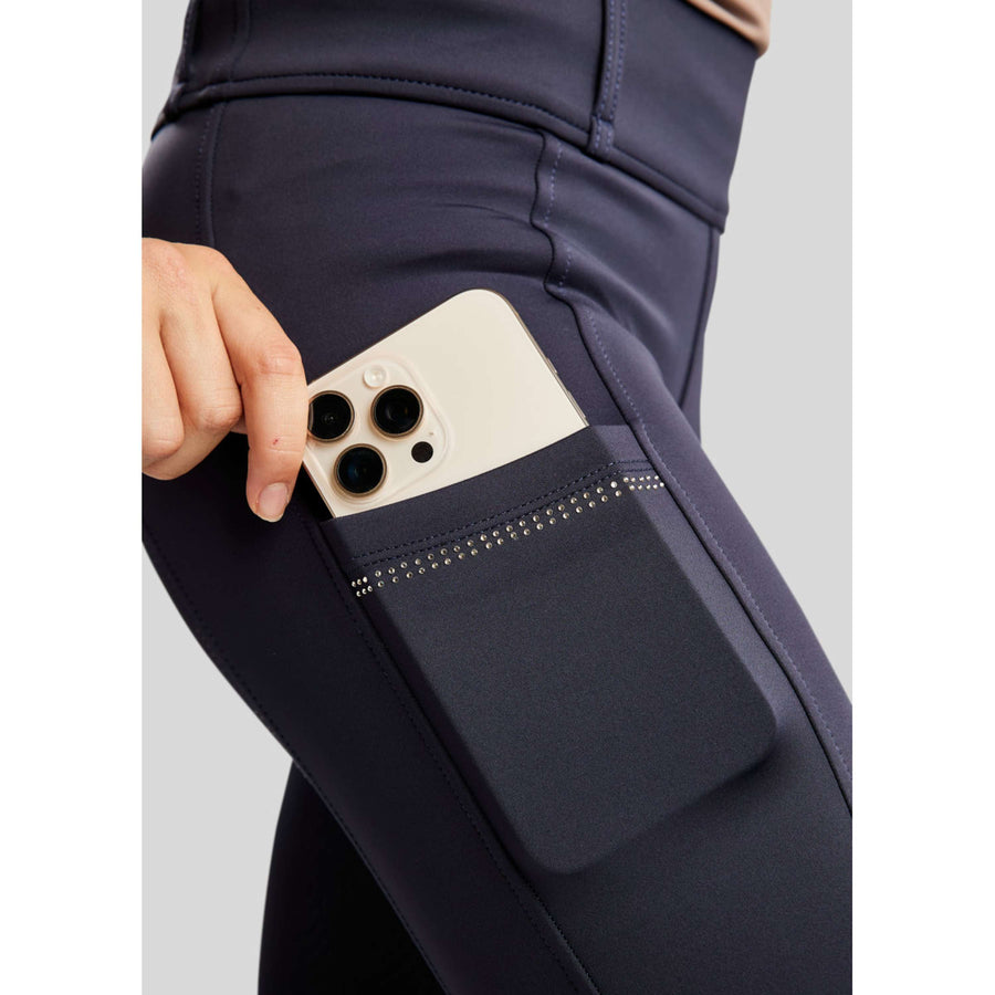 Montar Riding Legging MOEverlisa Kids Full Grip Navy