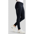 Montar Riding Legging MoEverline Hybrid Golden Quartz Crystals Kids Full Grip Navy