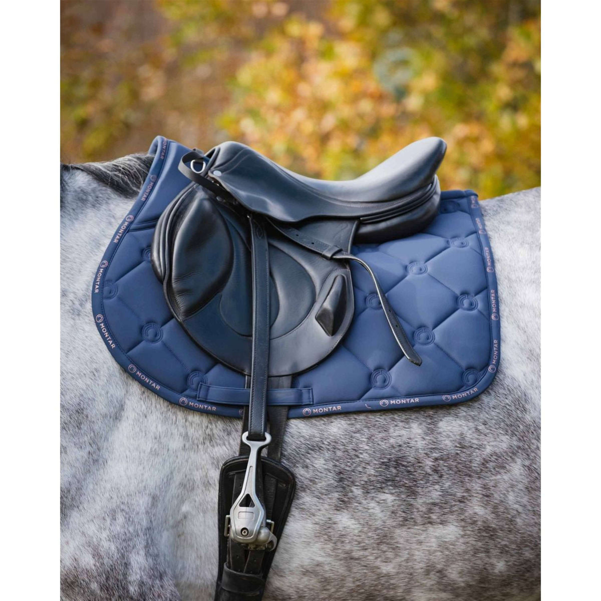 Montar Saddlepad Free Logotape Jumping Navy