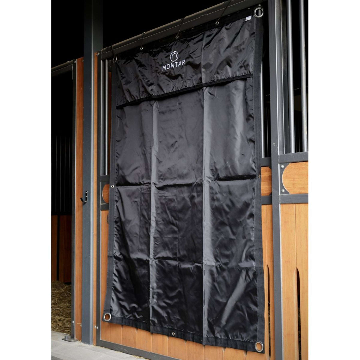 Montar Stable Curtains Black