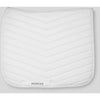 Montar Saddlepad Fair Gun Metal Crystals Dressage White