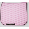 Montar Saddlepad Fair Gun Metal Crystals Dressage Candy Pink