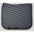 Montar Saddlepad Fair Gun Metal Crystals Dressage Grey