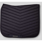 Montar Saddlepad Fair Gun Metal Crystals Dressage Navy