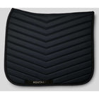 Montar Saddlepad Fair Gun Metal Crystals Dressage Slate Grey
