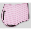 Montar Saddlepad Fair Gun Metal Crystals Jumping Candy Pink