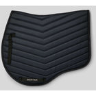 Montar Saddlepad Fair Gun Metal Crystals Jumping Slate Grey
